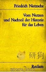 Vom Nutzen und Nachteil der Historie fur das Leben（1985 PDF版）