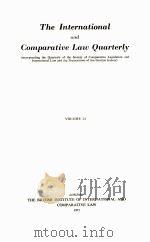 THE INTERNATIONAL AND COMPARATIVE LAW QUARTERLY VOLUME 24 1975 PDF电子版封面