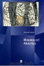 MINIMALIST ANALYSIS（1999 PDF版）