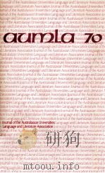 AUMLA 70   1989  PDF电子版封面     
