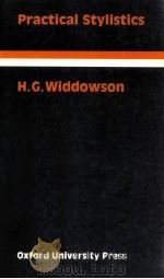 PRACTICAL STYLISTICS:AN APPROACH TO POETRY 1992 PDF电子版封面 H.G.WIDDOWSON