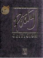 POETRY CRITICISM VOLUME 5 1992 PDF电子版封面 ROBYN V.YONUG