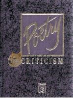 POETRY CRITICISM VOLUME 3 1991 PDF电子版封面 ROBYN V.YONUG