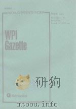 WORLD PATENTS INDEX WPI GAZETTE WEEK 9428   1994  PDF电子版封面     