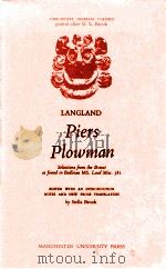 LANGLAND PIERS PLOWMAN（ PDF版）