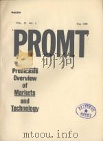 PREDICASTS OVERVIEW OF MARKETS AND TECHNOLOGY VOL.87 NO.5 MAY 1995 1995 PDF电子版封面