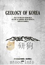 GEOLOGY OF KOREA 1996 PDF电子版封面