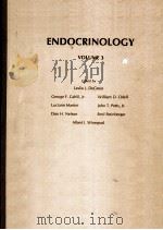 ENDOCRINOLOGY VOLUME 3 1979 PDF电子版封面 0808911694