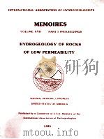 MEMOIRES VOLUME 17 PATR 1   1985  PDF电子版封面     