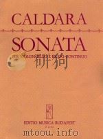ANTONIO CALDARA SONATA PER VIOLONCELLO E BASSO CONTINUO     PDF电子版封面    KOZREADJA 