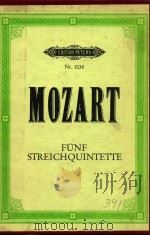 EDITION PETERS Nr.1038 FUNF STREICHQUARTETT（ PDF版）