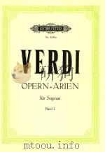 EDITION PETERS Nr.4246a G.VERDI AUSGEWAHLTE OPERN=ARIEN FUR SOPRAN BAND1 PDF电子版封面