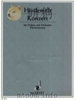 KONZERT FUR VIOLINE UND ORCHESTER 1939 PDF电子版封面 PAUL