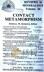 CONTACT METAMORPHISM 1991 PDF电子版封面 0939950316