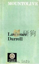 Mountolive 1970 PDF电子版封面 Lawrence Durrell
