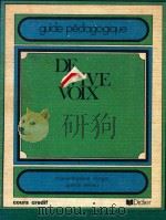 de vive voix:guide pedagogique     PDF电子版封面    Marc Argaud 