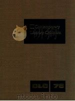 CONTEMPORARY LITERARY CRITICISM VOLUME 78 1994 PDF电子版封面 JAMES P.DRAPER