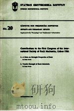 SARTRYCK OCH PRELIMINARA RAPPORTER NO.20 1967 PDF电子版封面
