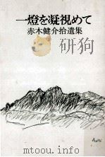 一燈を凝視めて 1992.02 PDF电子版封面 赤木健介