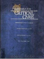 Standards for critical care（1985 PDF版）