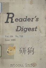 READER'S DIGEST 1985 PDF电子版封面