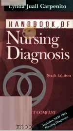Handbook of Nursing Diagnosis   1995  PDF电子版封面  9780397551606   
