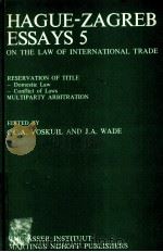 HAGUE ZAGREB ESSAYS 5 1985 PDF电子版封面 9024731704 C.C.A.AOSKUIL AND J.A.WADE