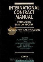GUINDE TO PRACTICAL APPLICATIONS OF THE UNITTED NATIONS CONVENTION ON CONTRACTS FOR THE INTERNATIONA 1998 PDF电子版封面 9065443681 ALBERT H.KRIZER