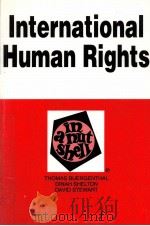 INTERNZTIONAL HUMAN RIGHTS IN A NUTSHELL 1988 PDF电子版封面 0314260145
