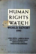 HUMAN RIGHTS W ATCH WORLD REPORT 1990 1991 PDF电子版封面 0929692837