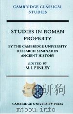 Studies in Roman Property 1976 PDF电子版封面 9780521211154;0521211158