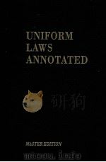 UNIFORM LAWS ANNOTATED VOLUME 8 PART I 1998 PDF电子版封面
