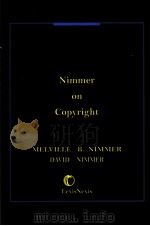NIMMER ON COPYRIGHT VOLUME 2-2 PDF电子版封面 MELVILLE B.NIMMER DAVID NIMMER
