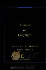 NIMMER ON COPYRIGHT VOLUME 3-2 PDF电子版封面 MELVILLE B.NIMMER DAVID NIMMER