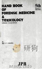FORENSIC MEDICINE AND TOXICOGY 1984 PDF电子版封面
