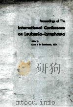PROCEEDINGS OF THE INTERNATIONAL CONFERENCE ON LEUKEMIA-LYMPHOMA（ PDF版）