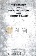 THE SURGERY OF ABDOMINAL TRAUMA   1944  PDF电子版封面     