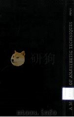 A MANUAL OF ANAESTHETIC TECHNIQUES（1956 PDF版）