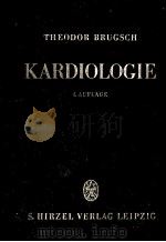 KARDIOLOGIE:LEHRBUCH DER HERZ-UND GEFASSKRANKHEITEN 1955 PDF电子版封面