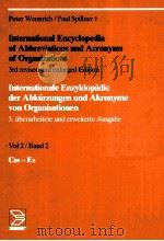 International Encyclopedia of Abbreviations and Acronyms of organizations vol2/band 2   1990  PDF电子版封面  3598221606   
