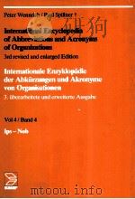 International Encyclopedia of Abbreviations and Acronyms of organizations vol4/band 4 1992 PDF电子版封面 3598221606