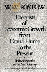 Theorists of economic growth from David Hume to the present with a perspective on the next century（1990 PDF版）
