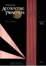 Working papers accounting principles chapters 1-14 PDF电子版封面 053880601X Fess·Warren