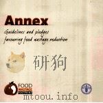 ANNEX GUIDELING AND PLEDGEL FAVOURING FOOD WASFAGE REDUCTION PDF电子版封面
