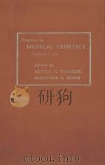 PROGRESS IN MEDICAL GENETICS VOLUME III 1964 PDF电子版封面
