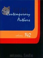 CONTEMPORARY AUTHORS VOLUME 142 1994 PDF电子版封面 0810355523