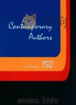 CONTEMPORARY AUTHORS VOLUME 150 1996 PDF电子版封面 0810393492