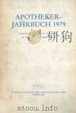 APOTHEKER-JAHRBUCH 1979 1979 PDF电子版封面 3804705804