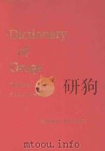 DICTIONARY OF DRUGS INDEXS 1990 PDF电子版封面 0412273004