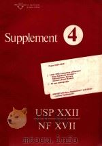 SUPPLEMENT 4 USP 22 NF 17 1991 PDF电子版封面